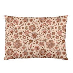 Retro Sketchy Floral Patterns Pillow Case by TastefulDesigns