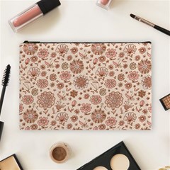 Retro Sketchy Floral Patterns Cosmetic Bag (large)  by TastefulDesigns