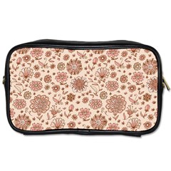 Retro Sketchy Floral Patterns Toiletries Bags 2-side by TastefulDesigns