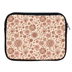 Retro Sketchy Floral Patterns Apple Ipad 2/3/4 Zipper Cases by TastefulDesigns