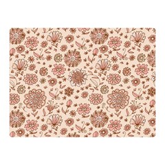 Retro Sketchy Floral Patterns Double Sided Flano Blanket (mini)  by TastefulDesigns