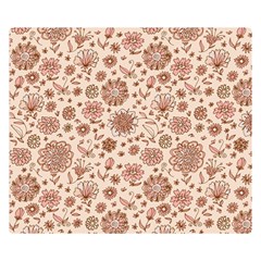 Retro Sketchy Floral Patterns Double Sided Flano Blanket (small)  by TastefulDesigns