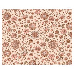 Retro Sketchy Floral Patterns Double Sided Flano Blanket (medium)  by TastefulDesigns