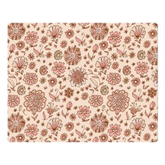 Retro Sketchy Floral Patterns Double Sided Flano Blanket (large)  by TastefulDesigns