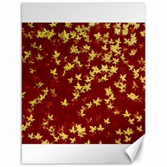 Background Design Leaves Pattern Canvas 12  X 16   by Simbadda