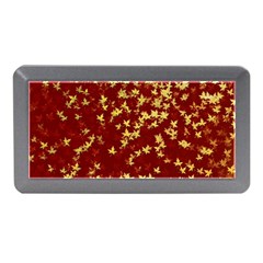 Background Design Leaves Pattern Memory Card Reader (mini) by Simbadda