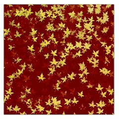 Background Design Leaves Pattern Large Satin Scarf (square) by Simbadda