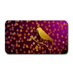 Bird Design Wall Golden Color Medium Bar Mats by Simbadda