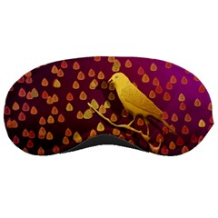 Bird Design Wall Golden Color Sleeping Masks by Simbadda