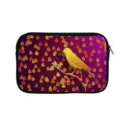 Bird Design Wall Golden Color Apple Macbook Pro 13  Zipper Case