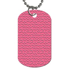 Background Letters Decoration Dog Tag (one Side) by Simbadda