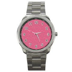 Background Letters Decoration Sport Metal Watch by Simbadda