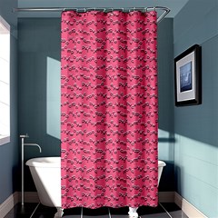 Background Letters Decoration Shower Curtain 36  X 72  (stall)  by Simbadda