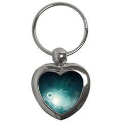 Astronaut Space Travel Gravity Key Chains (heart)  by Simbadda