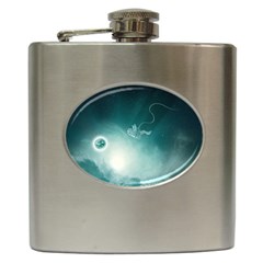 Astronaut Space Travel Gravity Hip Flask (6 Oz) by Simbadda