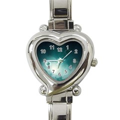 Astronaut Space Travel Gravity Heart Italian Charm Watch by Simbadda