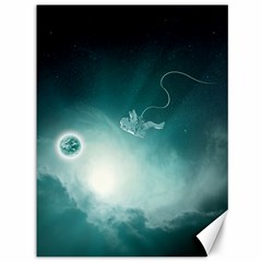 Astronaut Space Travel Gravity Canvas 36  X 48   by Simbadda