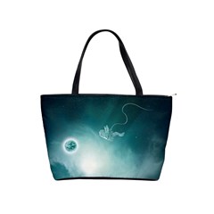 Astronaut Space Travel Gravity Shoulder Handbags by Simbadda