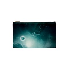 Astronaut Space Travel Gravity Cosmetic Bag (small)  by Simbadda