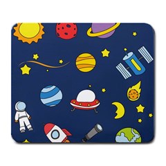 Space Background Design Large Mousepads by Simbadda