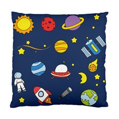 Space Background Design Standard Cushion Case (one Side) by Simbadda