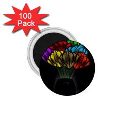 Flowers Painting Still Life Plant 1 75  Magnets (100 Pack)  by Simbadda