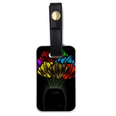 Flowers Painting Still Life Plant Luggage Tags (one Side)  by Simbadda