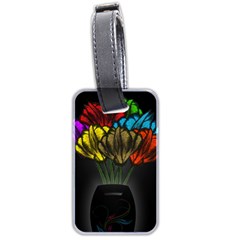 Flowers Painting Still Life Plant Luggage Tags (two Sides) by Simbadda