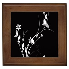 Plant Flora Flowers Composition Framed Tiles by Simbadda