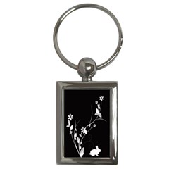 Plant Flora Flowers Composition Key Chains (rectangle)  by Simbadda