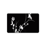 Plant Flora Flowers Composition Magnet (Name Card) Front