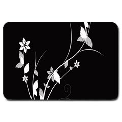 Plant Flora Flowers Composition Large Doormat  by Simbadda