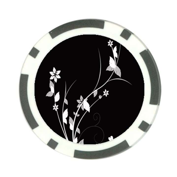 Plant Flora Flowers Composition Poker Chip Card Guard (10 pack)