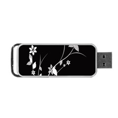 Plant Flora Flowers Composition Portable Usb Flash (one Side) by Simbadda