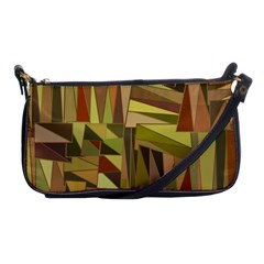 Earth Tones Geometric Shapes Unique Shoulder Clutch Bags