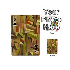 Earth Tones Geometric Shapes Unique Playing Cards 54 (Mini) 