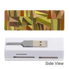 Earth Tones Geometric Shapes Unique Memory Card Reader (Stick) 