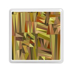 Earth Tones Geometric Shapes Unique Memory Card Reader (Square) 