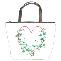 Heart Ranke Nature Romance Plant Bucket Bags by Simbadda