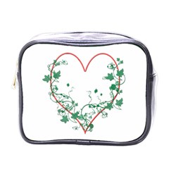 Heart Ranke Nature Romance Plant Mini Toiletries Bags by Simbadda