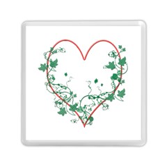 Heart Ranke Nature Romance Plant Memory Card Reader (square)  by Simbadda