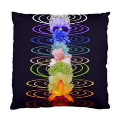 Chakra Spiritual Flower Energy Standard Cushion Case (two Sides) by Simbadda