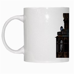 Steampunk Lock Fantasy Home White Mugs by Simbadda