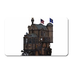 Steampunk Lock Fantasy Home Magnet (rectangular) by Simbadda