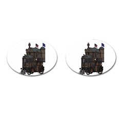 Steampunk Lock Fantasy Home Cufflinks (oval) by Simbadda