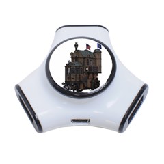 Steampunk Lock Fantasy Home 3-port Usb Hub by Simbadda