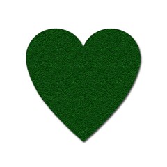 Texture Green Rush Easter Heart Magnet by Simbadda