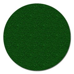 Texture Green Rush Easter Magnet 5  (round) by Simbadda