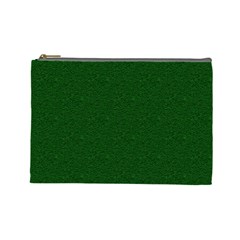 Texture Green Rush Easter Cosmetic Bag (large)  by Simbadda