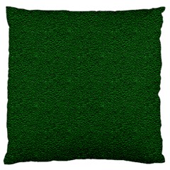 Texture Green Rush Easter Large Cushion Case (two Sides) by Simbadda